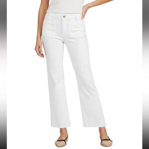 NWT Womens LILLY PULITZER Harleen Stretch Denim High Rise Straight Leg Crop Jean